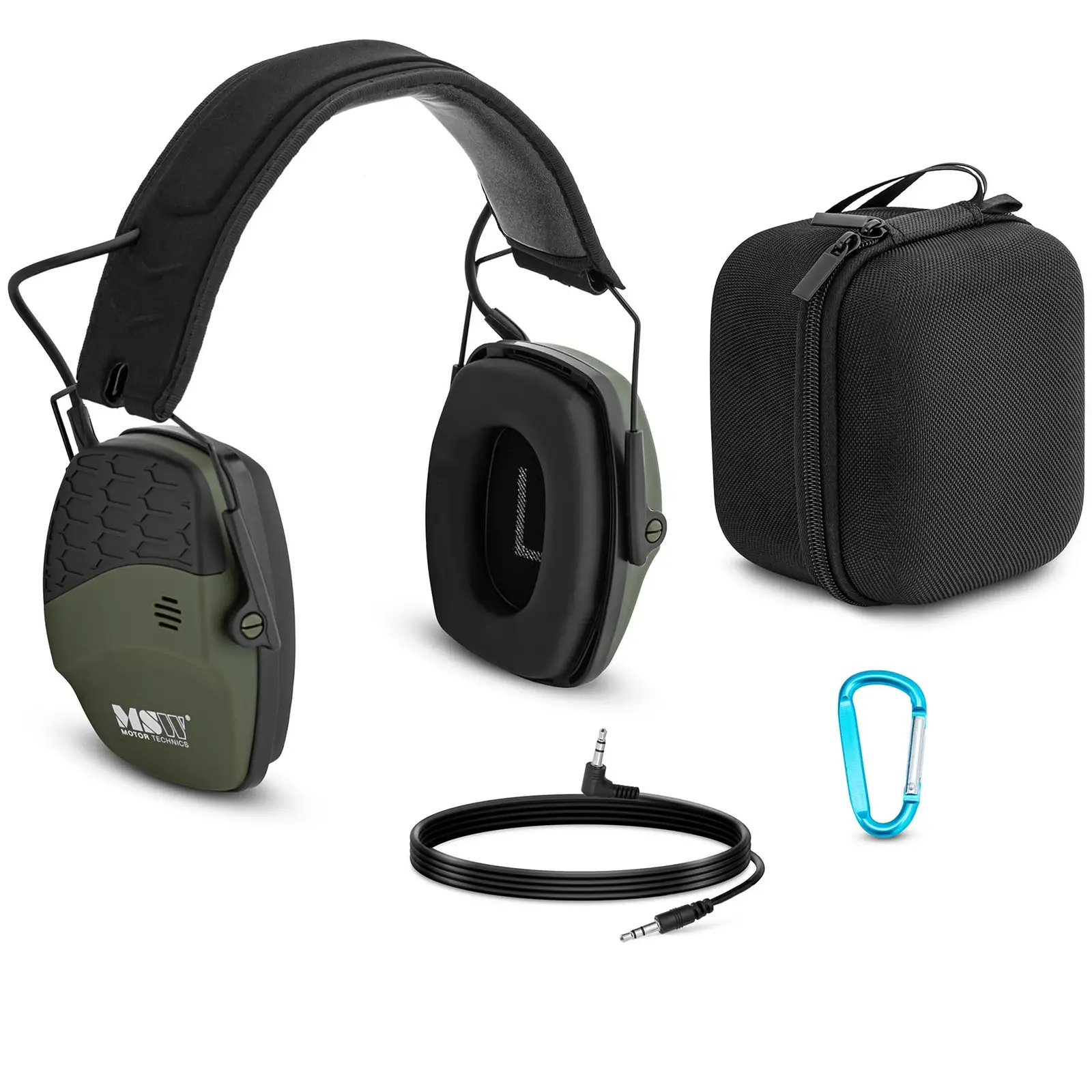 Bluetooth Noise Cancelling Headphones - Dynamic External Noise Control - Green