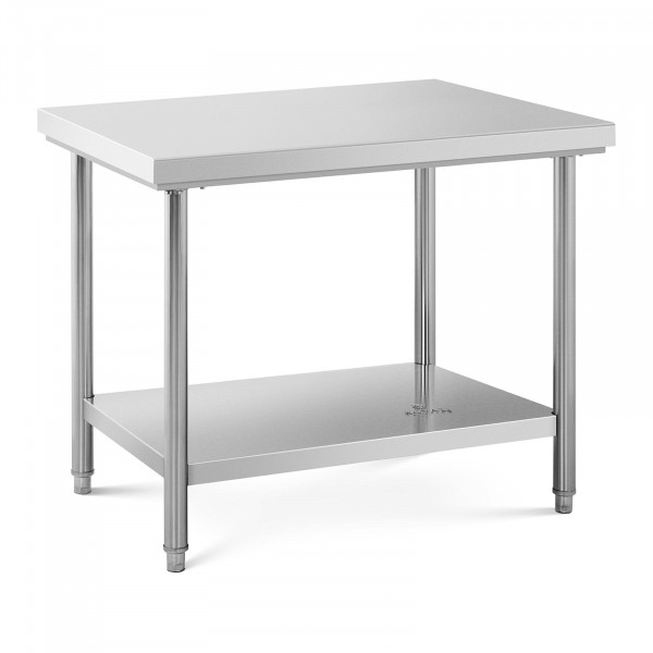 Stainless Steel Work Table - 100 x 70 cm - 95 kg capacity