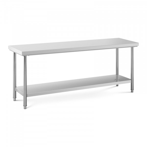 Stainless Steel Work Table - 200 x 60 cm - 195 kg capacity