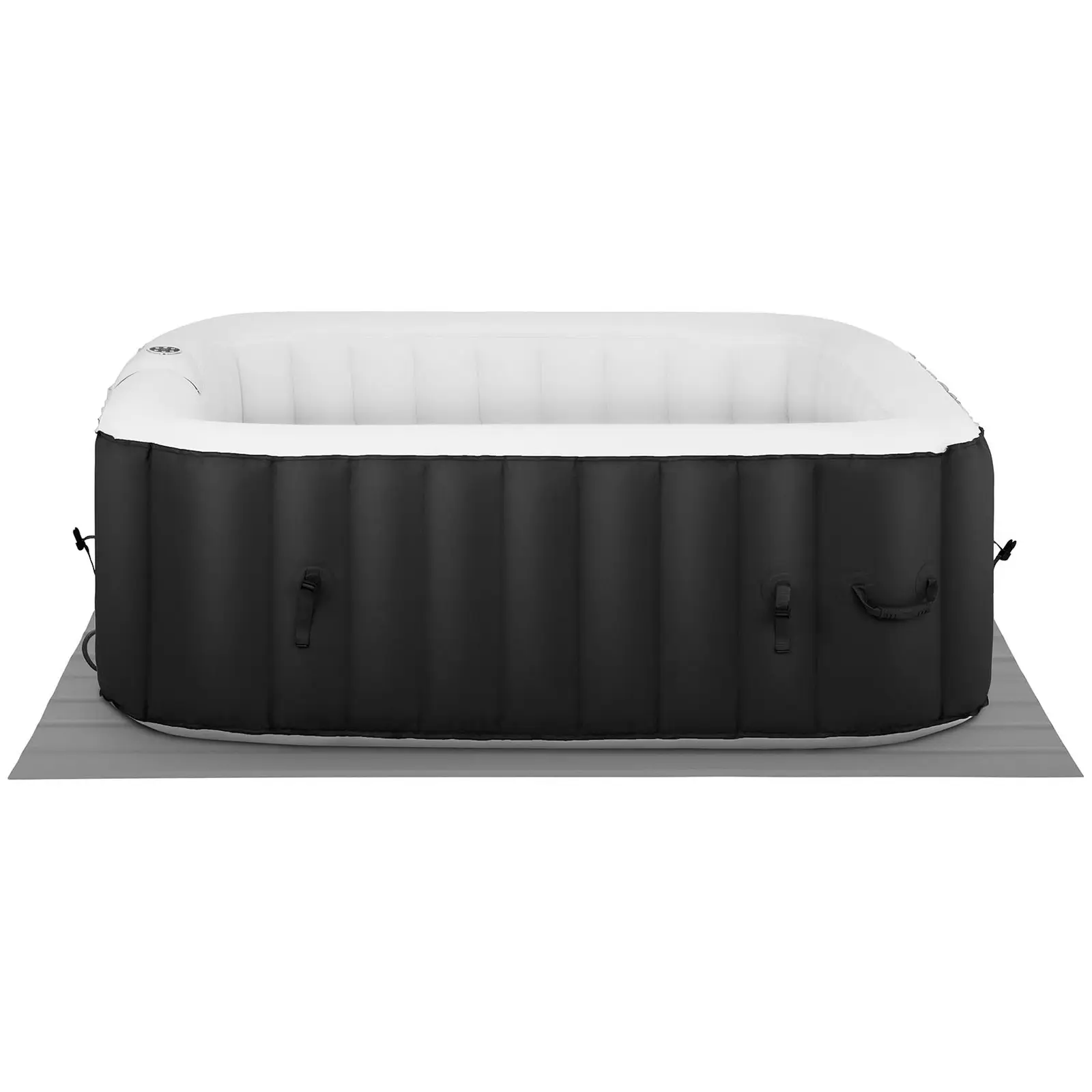 Inflatable Hot Tub - 900 L - 6 people - 130 nozzles - black/white